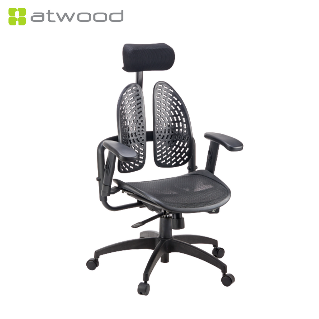 Bogart E8902 Twinback Matrex USA Patent Mesh Ergonomic Office Chair (5 Years Limited Warranty)