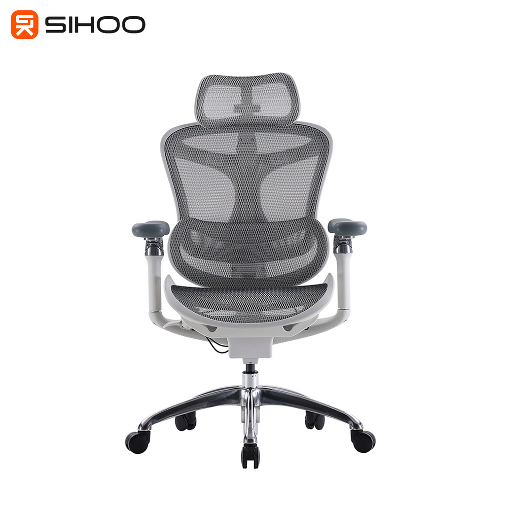 Sihoo Doro C300 Light Grey Mesh Ergonomic Office Chair (5 Years Limited Warranty)