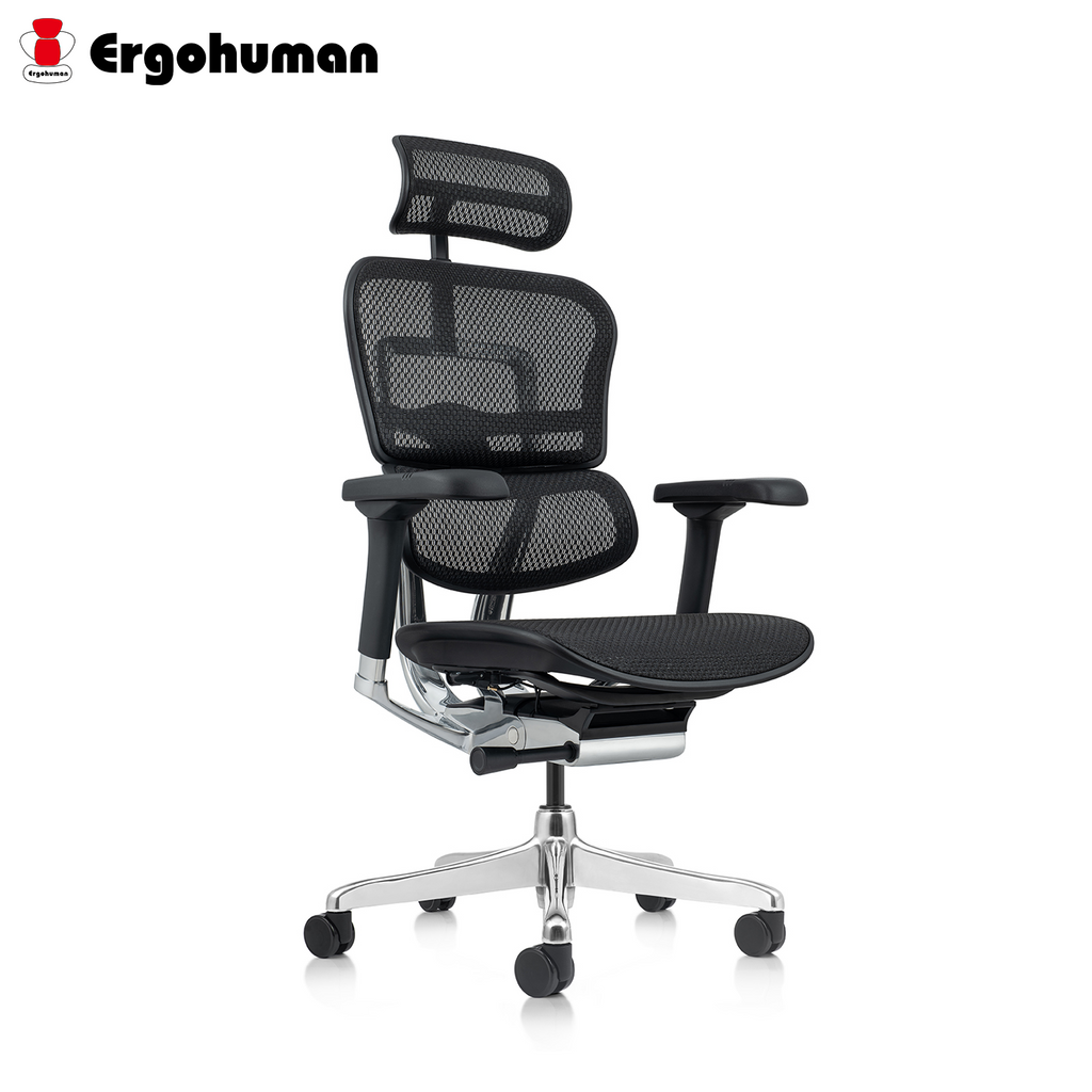 Ergohuman Elite 2 Matrex USA Patent Mesh Ergonomic Office Chair Without Legrest (10 Years Limited Warranty)