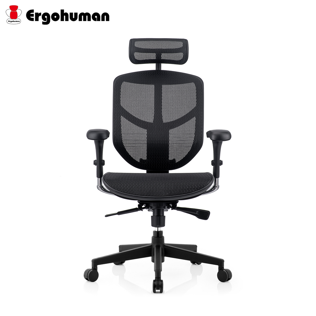Ergohuman Enjoy Deluxe 2 Full Mesh Ergonomic Chair with headrest