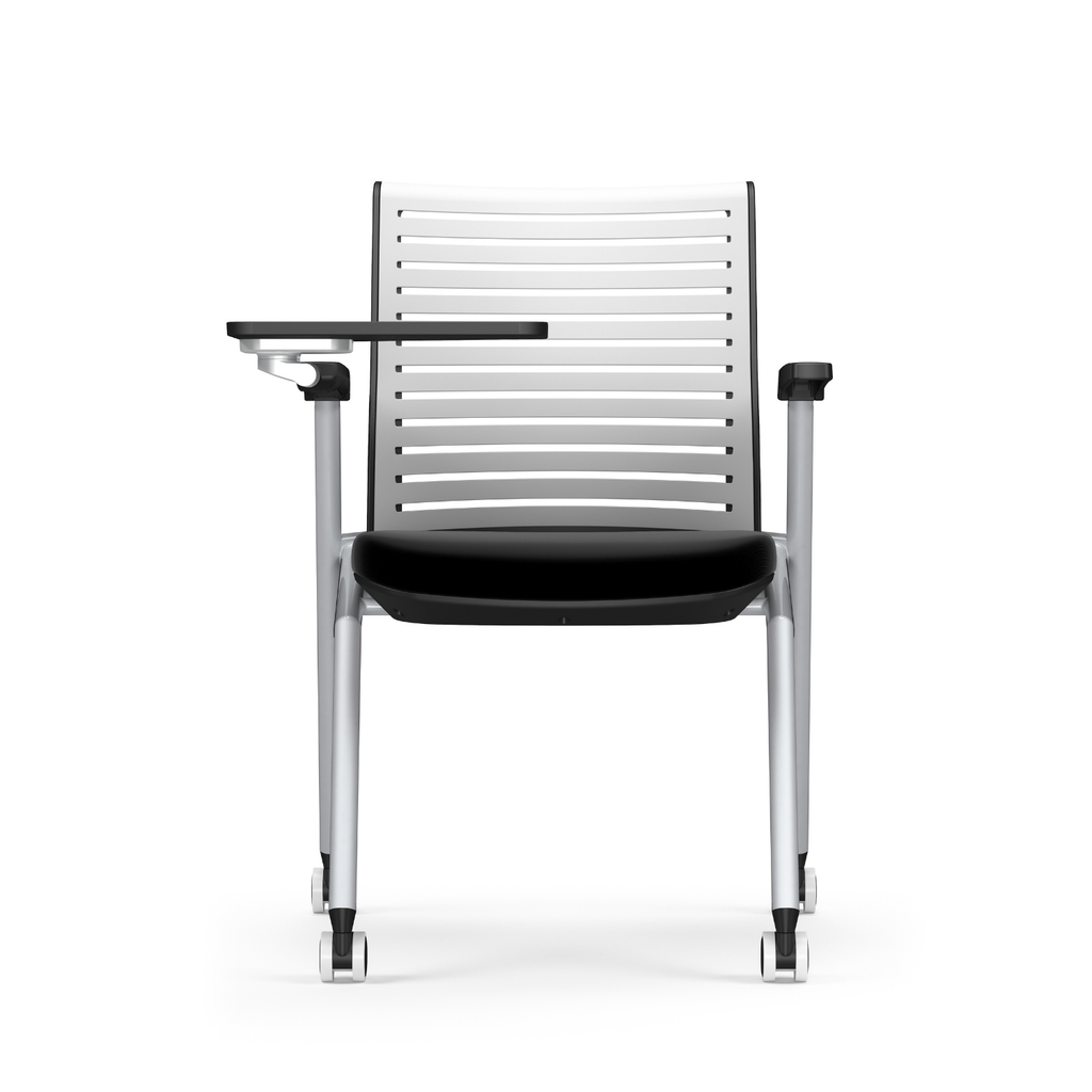 ErgoFlow Office Training Chair with Tablet