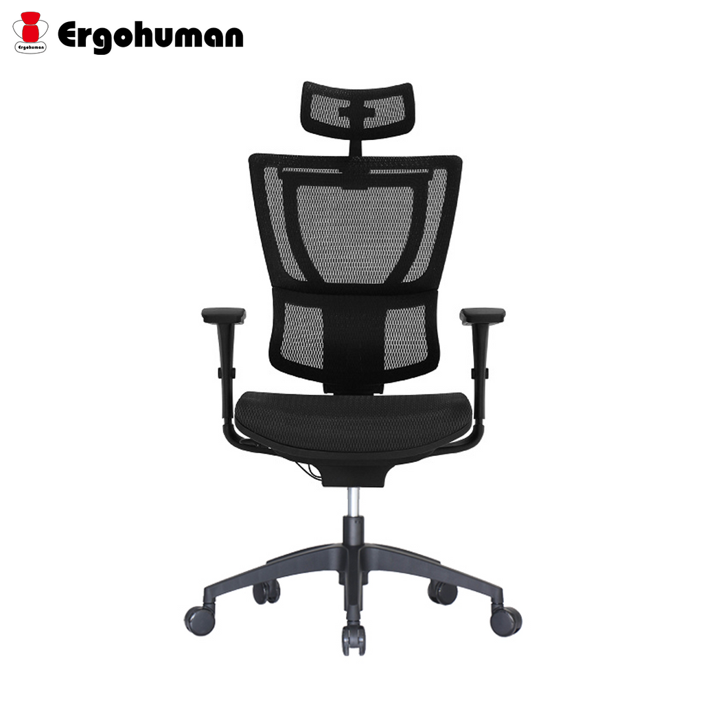 Ergohuman IOO Pro 3D Headrest Matrex USA Patent Mesh Ergonomic Office Chair