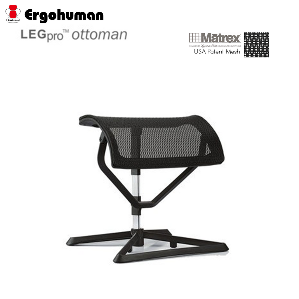 Ergohuman Ottoman Matrex USA Patent Mesh LEGpro