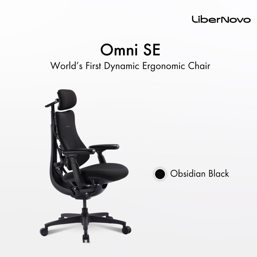 LiberNovo Omni SE Obsidian Black Ergonomic Office Chair
