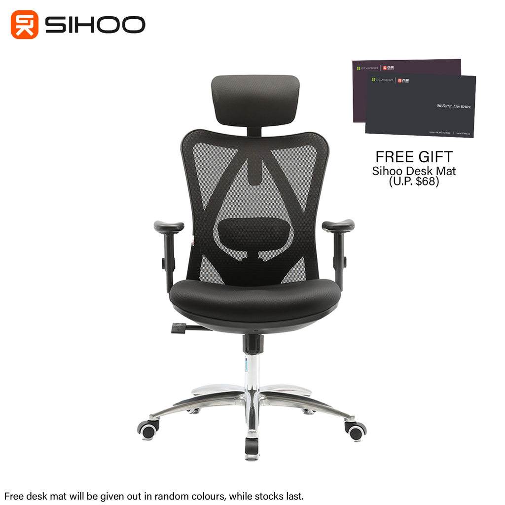 Sihoo M18 Ergonomic Fabric Office Chair without Legrest