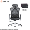 *FREE DESK MAT* Sihoo M57C Black Mesh Ergonomic Office Chair