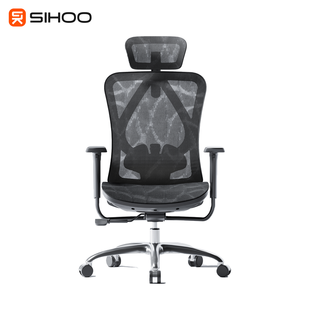 Sihoo M57C Black Mesh Ergonomic Office Chair (3 Years Limited Warranty