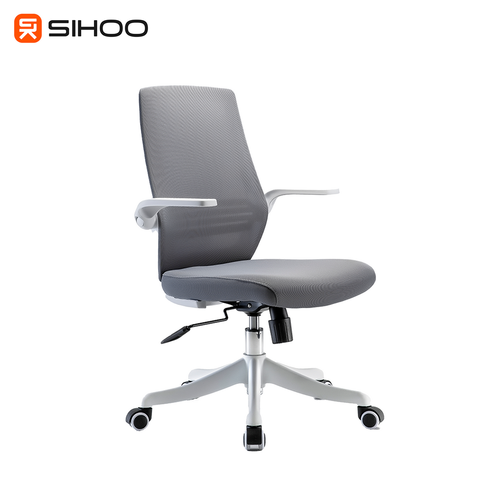 [Pre-Order] *FREE DESK MAT* Sihoo M76 Grey Ergonomic Office Chair [Deliver from Mid April]