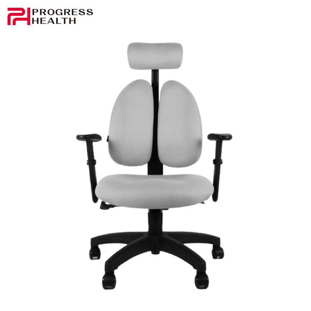 Progress Health OrthoSeries VI Grey Fabric Ergonomic Office Chair