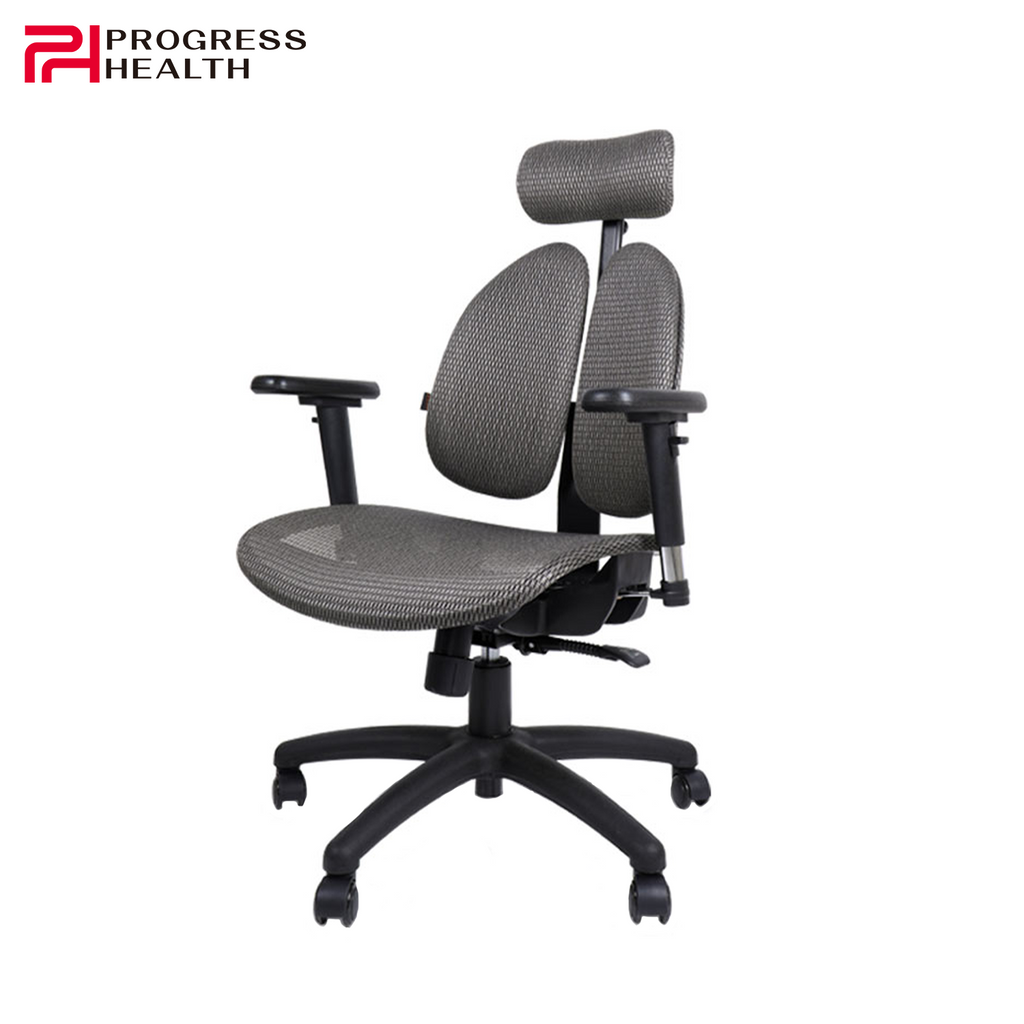 [Pre-Order] Progress Health OrthoSeries IV Grey Mesh Ergonomic Office Chair (2 Years Limited Warranty) [Pre-order takes 4-6 weeks]