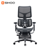 Sihoo Doro S300 Dark Grey Mesh Black Frame Ergonomic Office Chair with Legrest (5 Years Limited Warranty)