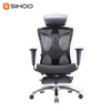 Sihoo V1 Black Ergonomic Office Chair with Legrest (3 Years Limited Warranty)