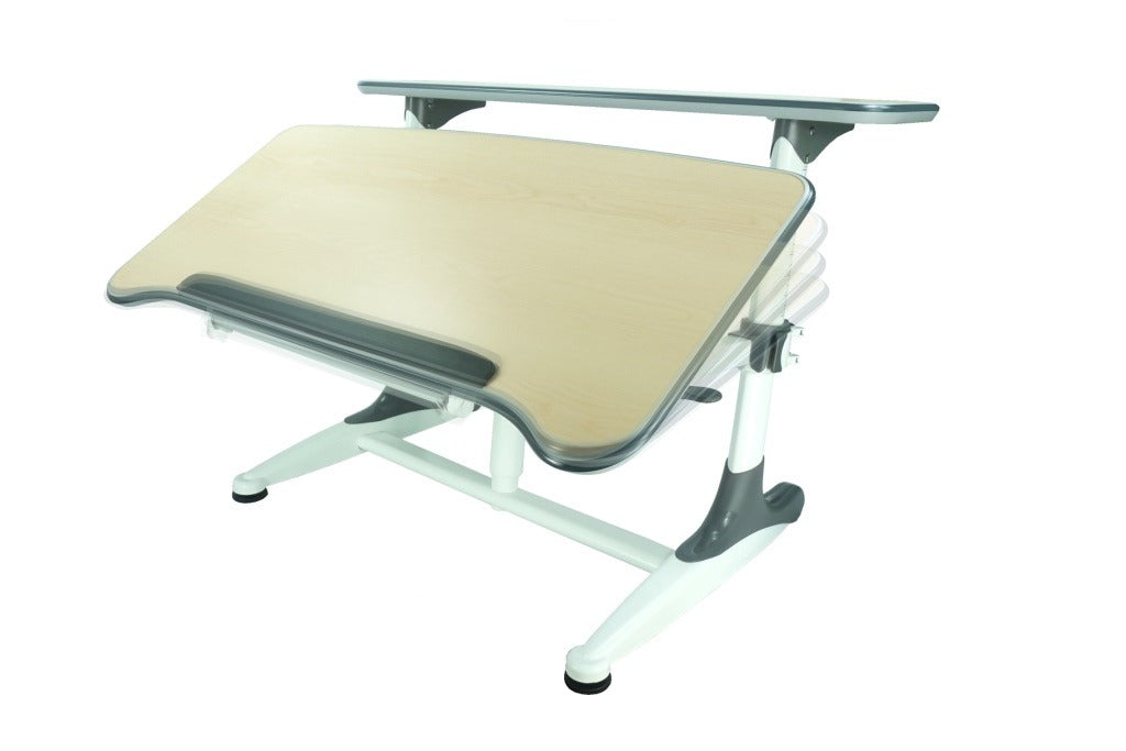 Kidznteenz Oxford Supreme Multi-Feature Ergonomic Height Adjustable Study Table for Kids