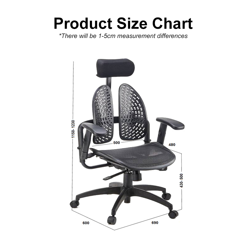 Macon ortho best sale back study chair