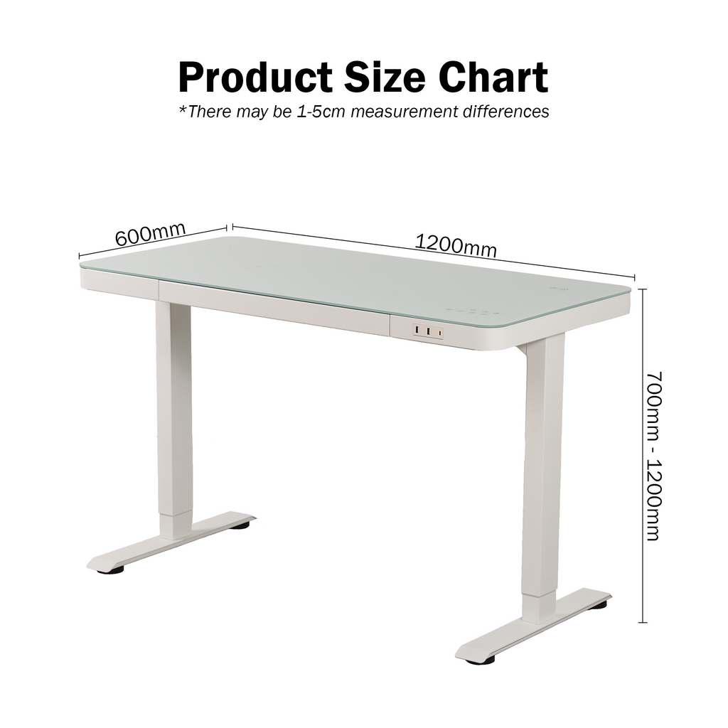 Raisable table clearance