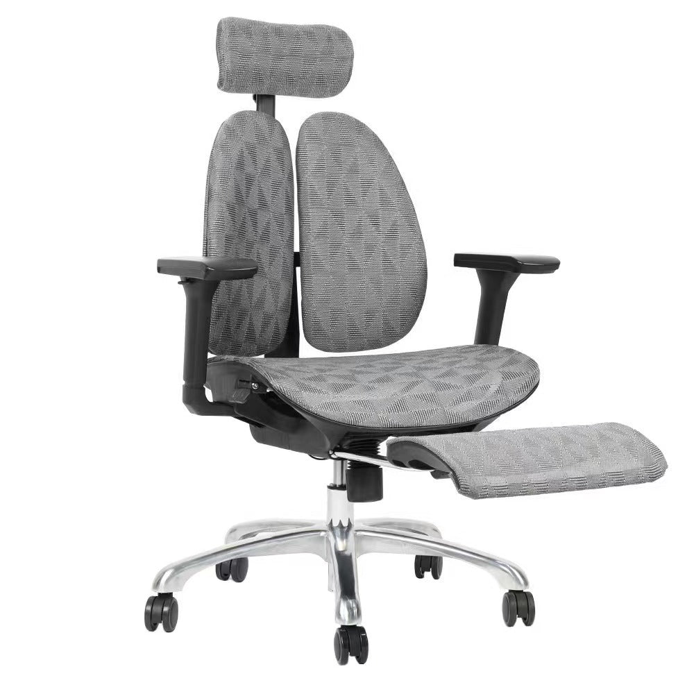 Progress Health Orthoseries IX Twin Back Grey Mesh Ergonomic Office Chair (2 Years Limited Warranty)